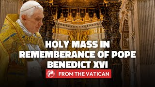 From the Vatican  Holy Mass for Pope Benedict XVI on the First Anniversary of His Passing  2023 [upl. by Sheila]