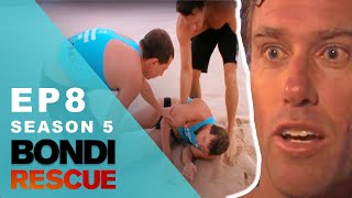 Lifeguard Down After Scary Head Collision  Bondi Rescue  Season 5 Episode 8 OFFICIAL UPLOAD [upl. by Nylkaj895]