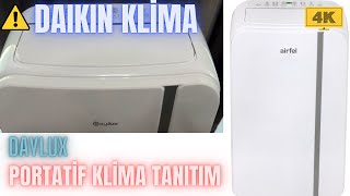 DAIKIN Portatif Klima  Daikin Daylux Klima Tanıtım Seyyar Klima tanıtımı [upl. by Emmit785]