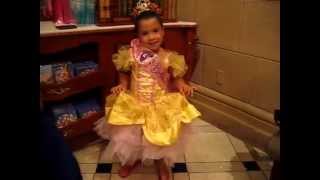 Bibbidi Bobbidi Boutique  Princess Belle Makeover [upl. by Barkley]