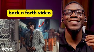 Fireboy DML Lagbaja  back n forth Official Video  REACTION [upl. by Zeuqram]