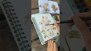 How to paint watercolor hellebores for the beginner [upl. by Nbi224]