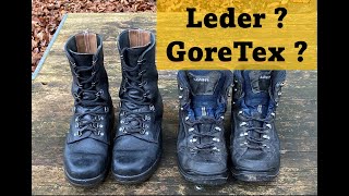 Leder vs GoreTex [upl. by Ttenaj]