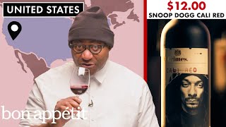 Sommelier Tries 20 Red Wines Under 15  World of Wine  Bon Appétit [upl. by Atimed]