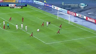 Indonesia vs Iran U16 20 Full Highlights English Commentary  AFC Cup U16 2018 Grup C [upl. by Veneaux]