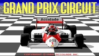 Grand Prix Circuit gameplay PC Game 1988 [upl. by Wescott]