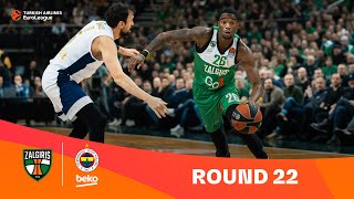 Zalgiris KaunasFenerbahce Beko Istanbul  Round 22 Highlights  202324 Turkish Airlines EuroLeague [upl. by Anitra132]