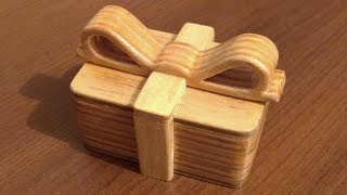 Making of wooden scroll saw gift box [upl. by Kyle]