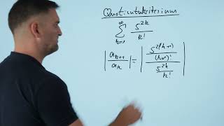 Quotientenkriterium Beispiel  Mathe by Daniel Jung [upl. by Saxen225]