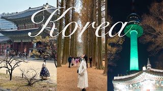 KOREA VLOG PT 2 Gyeongbokgung Palace Han River N Seoul Tower Nami Island Cafe Hopping HBAF [upl. by Hadrian315]