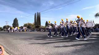 Will C Wood High school Marching band amp Color guard at the Merced CCBR 2024 [upl. by Aserehtairam]