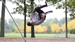 Learning The Backflip 180 In One Hour [upl. by Milford]