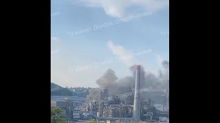 Ukrainian Drones Hit Tuapse Oil Refinery and Morozovsk Air Base [upl. by Ocnarf886]