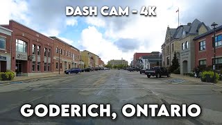 🚗 Discover Goderich Ontario A Breathtaking 4K Drive through Quaint Streets and Coastal Splendor 🌅 [upl. by Nevyar]