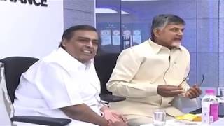 Reliance Industries Chairman Mukesh Ambani with Chandrababu Naidu in Amaravati  Journalist Report [upl. by Otcefrep]