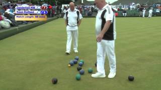 Bowls Scotland National Championships 2014  Mens Pairs SF2 [upl. by Dietz]