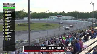 PitRowtv FreeView Auburndale Speedway  Super Late Model Twin 50s  March 30 2024 [upl. by Anoid]