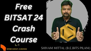 Lecture 1 English and LR BITSAT 2024 Crash Course Entrance exam to Bits Pilani [upl. by Gerek]