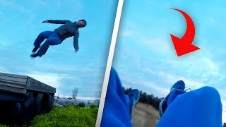 FAIRE DU PARKOUR DANS LE FROID [upl. by Essenaj]