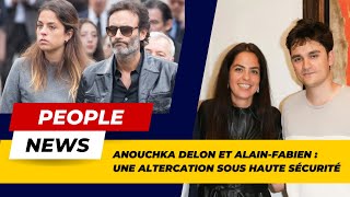 Alain Fabien et Anouchka Delon  Intervention musclée des gardes du corps lors dun différend [upl. by Netsirc566]