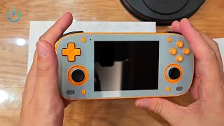 Retroid Pocket Mini Handheld Unboxing Orange version [upl. by Adali]