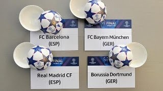 Champions League semifinali BayernBarcellona e Borussia DReal [upl. by Eserehs956]