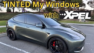 Tinted my Model Y with XPEL Prime XR Plus 🔥 [upl. by Bryana]