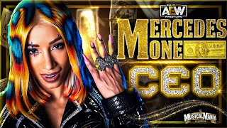 Aew Mercedes Mone Sasha Banks quotCEOquot Official Theme Song Wwe MusicalMania [upl. by Kantos777]