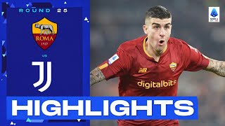 RomaJuventus 10  Roma edge Juve at the Olimpico Goal amp Highlights  Serie A 202223 [upl. by Safir]