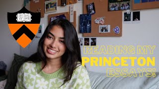 Reading My PRINCETON Essays  Tips amp Tricks [upl. by Deloria]