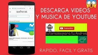 Cómo bajar videos y música de YouTube sin aplicaciones 2019  como bajar música [upl. by Flss488]