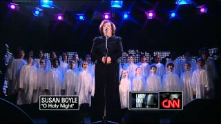 Susan Boyle  O Holy Night  Larry King LIve  December 2010 [upl. by Elaynad]