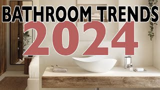 BATHROOM TRENDS 2024  Interior Design [upl. by Ensoll150]