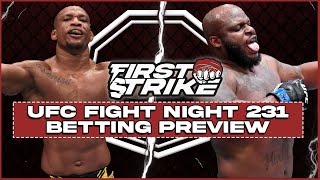 UFC Sao Paulo Betting Preview  Headlined by Jailton Almeida vs Derrick Lewis  First Strike Oct 31 [upl. by Gibeon163]