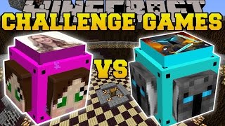 Minecraft POPULARMMOS VS GAMINGWITHJEN CHALLENGE GAMES  Lucky Block Mod  Modded MiniGame [upl. by Oiretule]