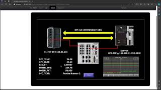 Test OPC UA Rockwell Version 36 CompactLogix 5380 [upl. by Mcdougall575]