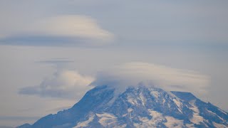 9222024 Tacoma WA Mt Rainier Lenticular Cloud Timelapse [upl. by Nered]