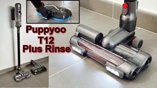 Puppyoo T12 Plus Rinse one of the Best Vacuum amp Mop Combos for Home Cleaning [upl. by Vidal]