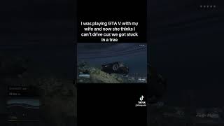 I got stuck in a tree GTA V gta gtav [upl. by Natasha416]