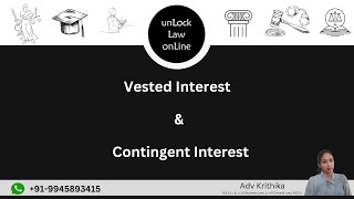 Vested Interest amp Contingent Interest  Transfer of Property Act 1882 [upl. by Ennahgiel]