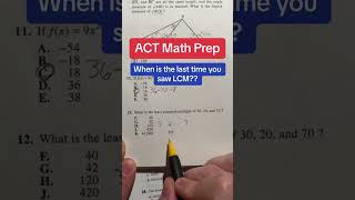 Math ACT practice examples 12 math actmath [upl. by Laureen]