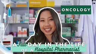 A FULL day in the life of a hospital pharmacist  HematologyOncology Chemotherapy Infusion Clinic [upl. by Ellimac]