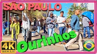 【4K】WALK Ourinhos SP walking tour SLOW TV Sao Paulo 4k Brazil 4k documentary reality tv [upl. by Dorthea389]