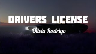 Olivia Rodrigo  drivers license Lyrics [upl. by Troy]