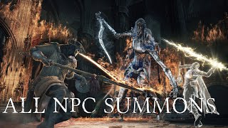 Dark Souls 3 All NPC Summons [upl. by Yasmin625]