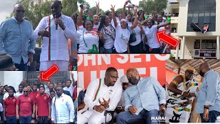 Half of Legon Students leave Lectures to Support John Mahama amp Dumelo after campaigning against Npp [upl. by Marjie928]