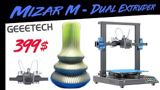 Geeetech MIZAR M with Dual Extruder 3D Printer REVIEW  by geeetech3dprinting [upl. by Hurwit]