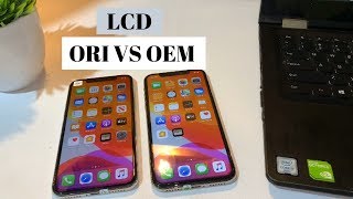 Cara Membedakan Layar Iphone X Ori vs Oem [upl. by Limbert]