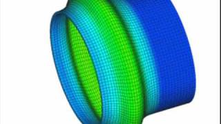 Nonlinear Static Analysis  Compression Beading [upl. by Margie568]