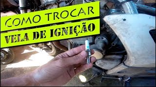 Como trocar a Vela de ignição  Honda Twister 250cc VanzanTutorial [upl. by Simone43]